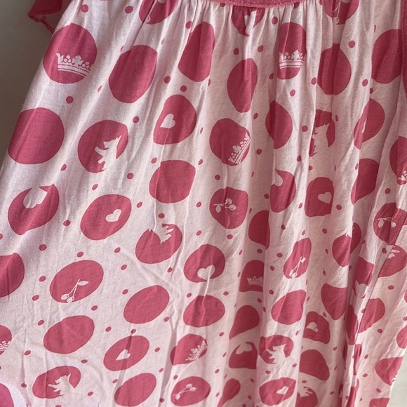 Juicy Couture Girls Ruffle Sleeve Night Gown Size 10 - Picture 2 of 4